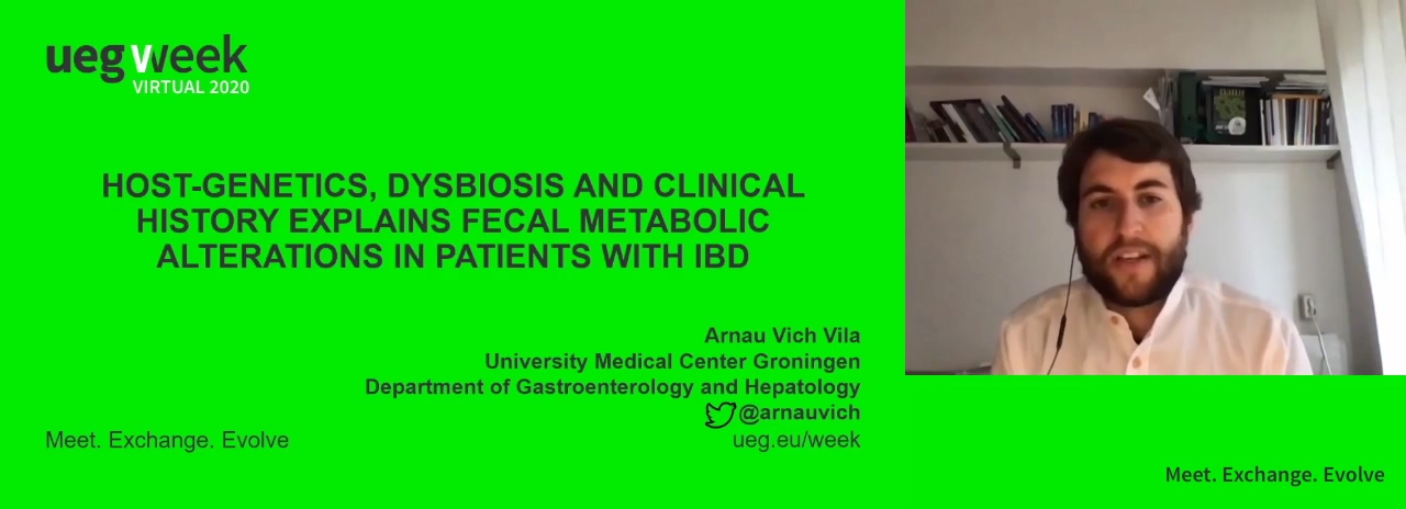 HOST-GENETICS, DYSBIOSIS AND CLINICAL HISTORY EXPLAINS FECAL METABOLIC ALTERATIONS IN PATIENTS WITH INFLAMMATORY BOWEL DISEASE
