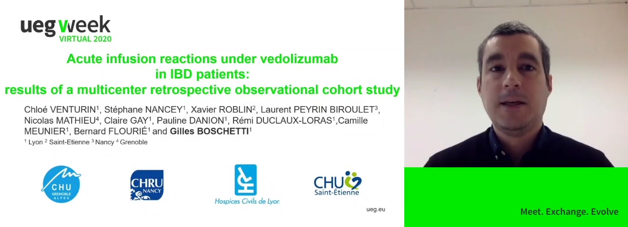 ACUTE INFUSION REACTIONS UNDER VEDOLIZUMAB IN INFLAMMATORY BOWEL DISEASE PATIENTS: RESULTS OF A MULTICENTER RETROSPECTIVE OBSERVATIONAL COHORT STUDY
