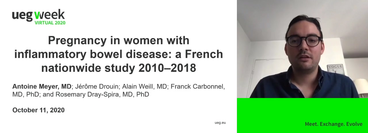 PREGNANCY IN WOMEN WITH INFLAMMATORY BOWEL DISEASE: A FRENCH NATIONWIDE STUDY 2010-2018