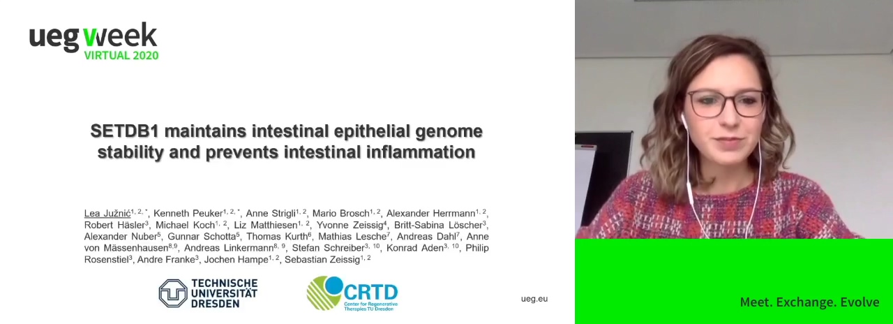 SETDB1 MAINTAINS INTESTINAL EPITHELIAL GENOME STABILITY AND PREVENTS INTESTINAL INFLAMMATION