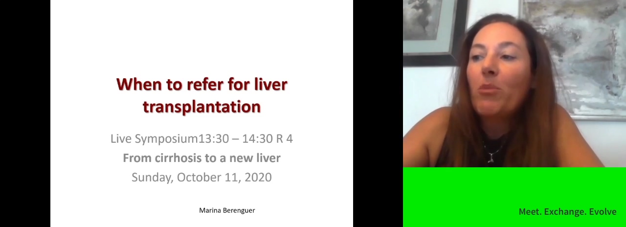 When to refer for liver transplantation