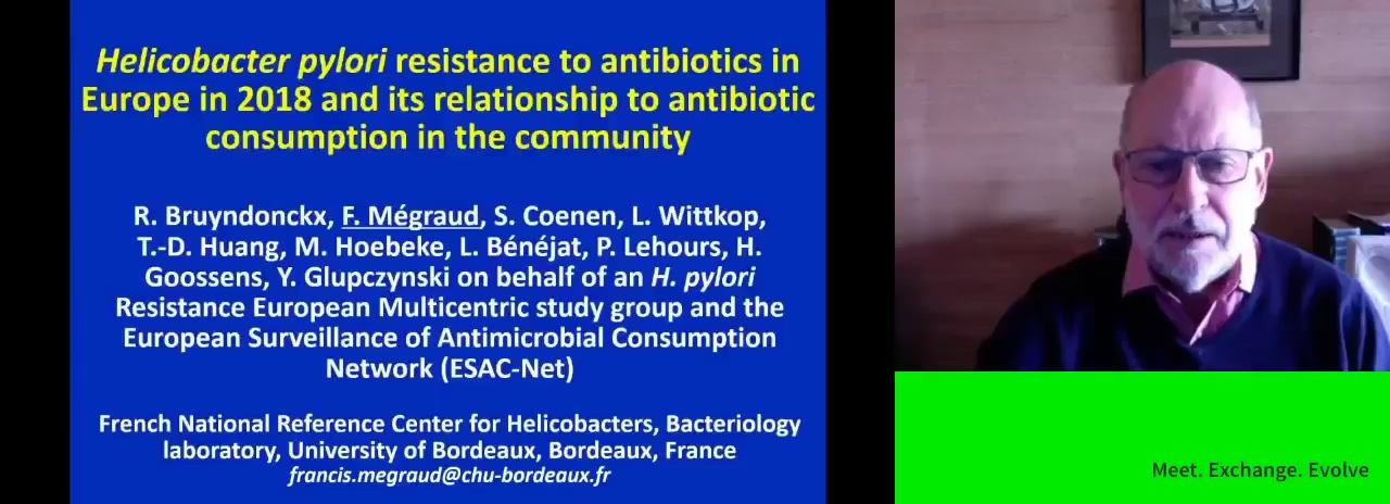 HELICOBACTER PYLORI RESISTANCE TO ANTIBIOTICS IN EUROPE IN 2018 AND ITS RELATIONSHIP TO ANTIBIOTIC CONSUMPTION IN THE COMMUNITY