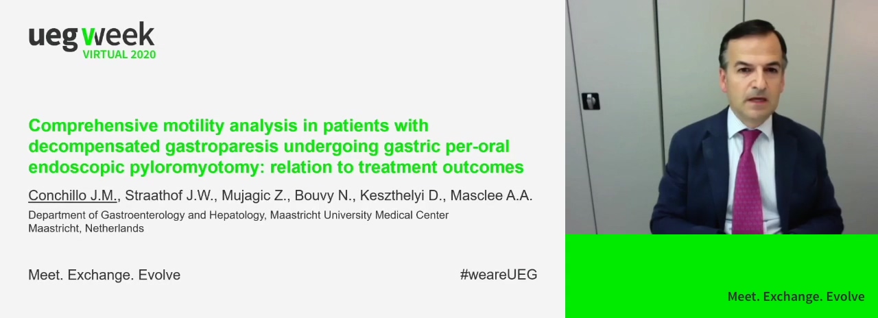 COMPREHENSIVE MOTILITY ANALYSIS IN PATIENTS WITH DECOMPENSATED GASTROPARESIS UNDERGOING GASTRIC PER-ORAL ENDOSCOPIC PYLOROMYOTOMY: RELATION TO TREATMENT OUTCOMES