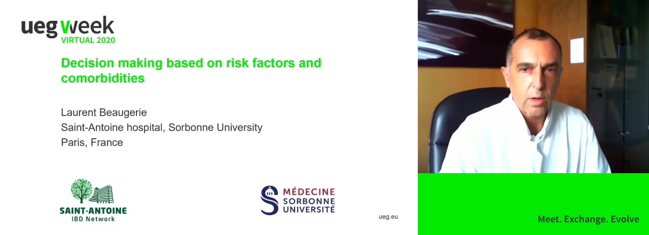 Decision making based on risk factors and comorbidities