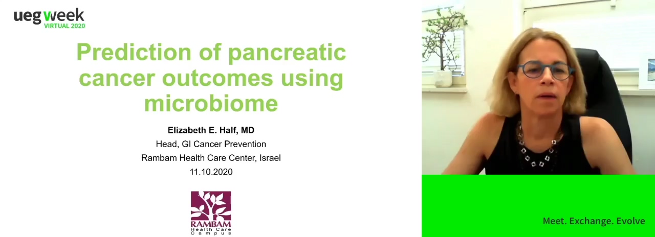 Prediction of pancreatic cancer outcomes using microbiota