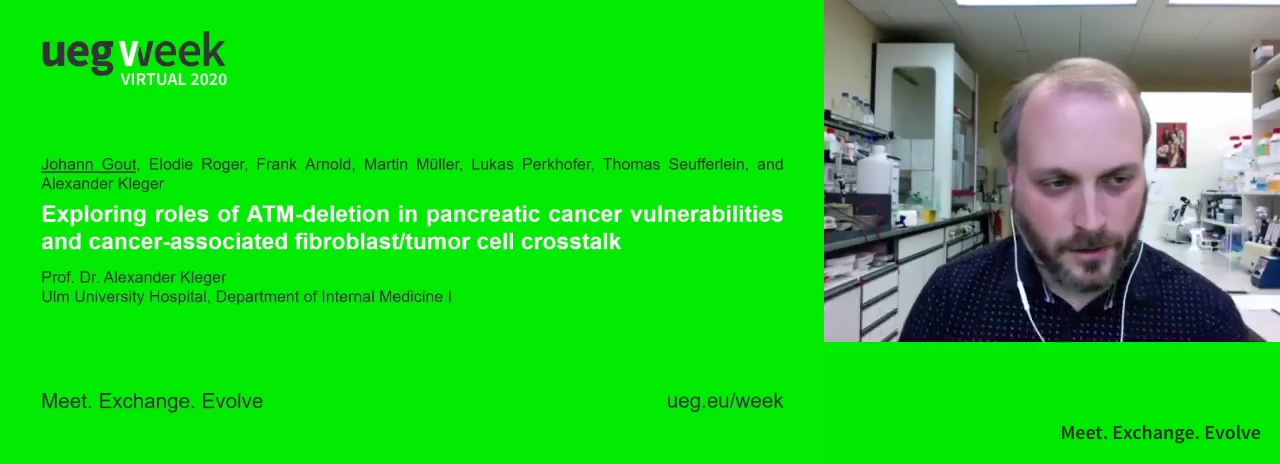 EXPLORING ROLES OF ATM-DELETION IN PANCREATIC CANCER VULNERABILITIES AND CANCER-ASSOCIATED FIBROBLAST/TUMOR CELL CROSSTALK