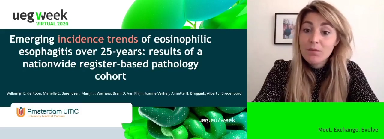 EMERGING INCIDENCE TRENDS OF EOSINOPHILIC ESOPHAGITIS OVER 25-YEARS: RESULTS OF A NATIONWIDE REGISTER-BASED PATHOLOGY COHORT