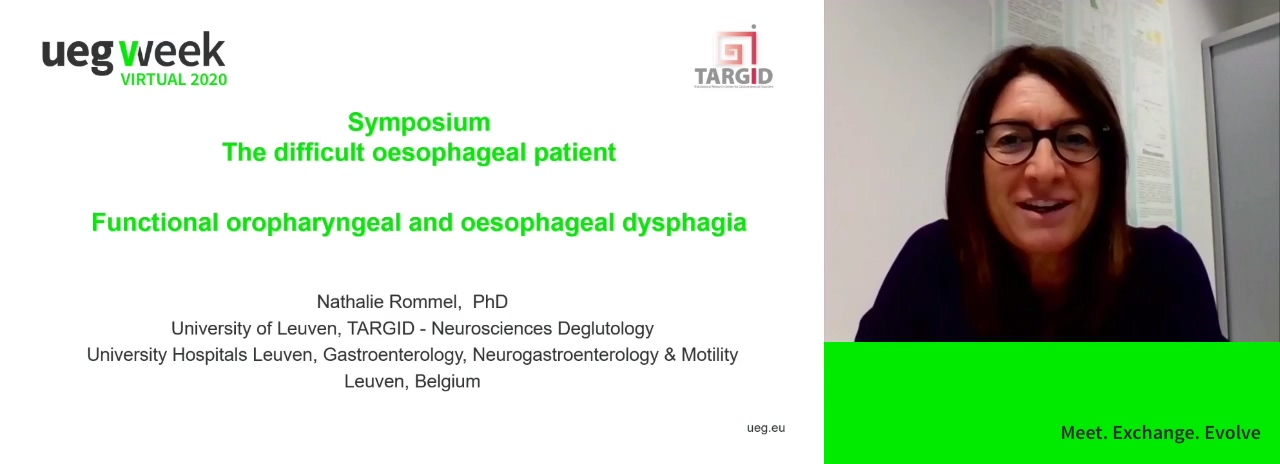 Functional oropharyngeal and oesophageal dysphagia
