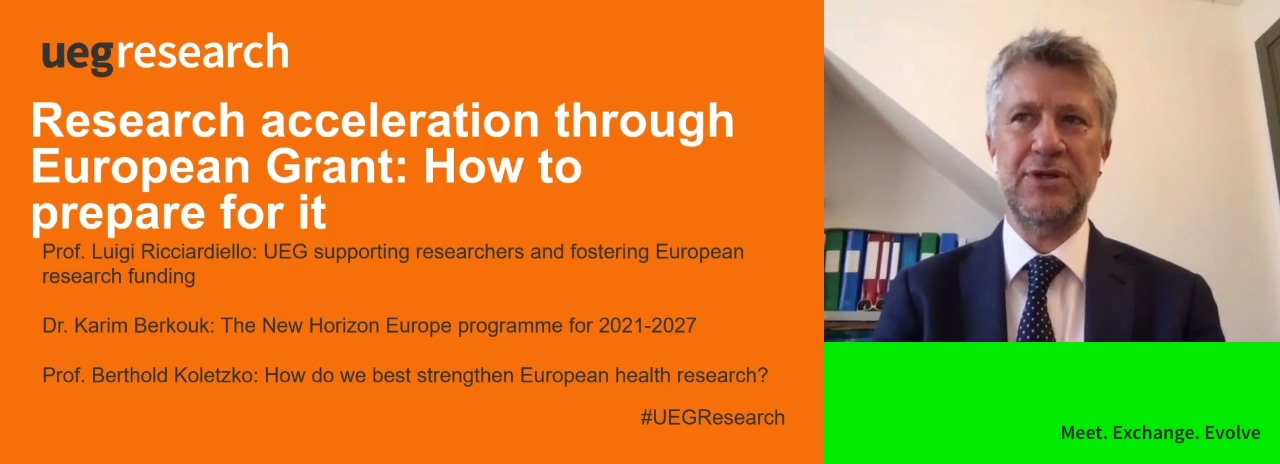 UEG supporting researchers and fostering European research funding