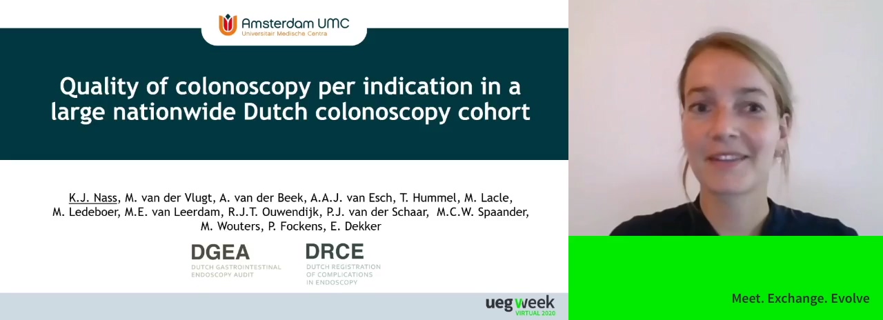 QUALITY OF COLONOSCOPY PER INDICATION IN A LARGE NATIONWIDE DUTCH COLONOSCOPY COHORT