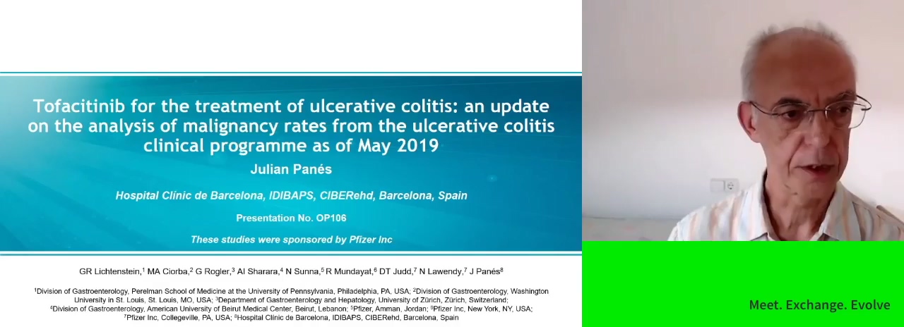 TOFACITINIB FOR THE TREATMENT OF ULCERATIVE COLITIS: AN UPDATE ON THE ANALYSIS OF MALIGNANCY RATES FROM THE ULCERATIVE COLITIS CLINICAL PROGRAMME AS OF MAY 2019