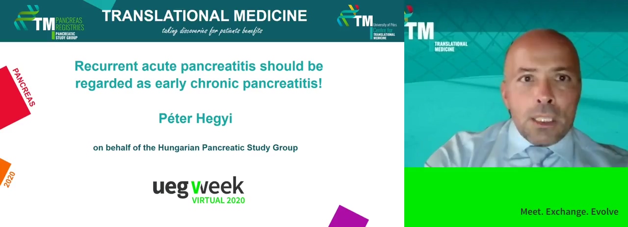 Recurrent acute pancreatitis should be regarded as early chronic pancreatitis!