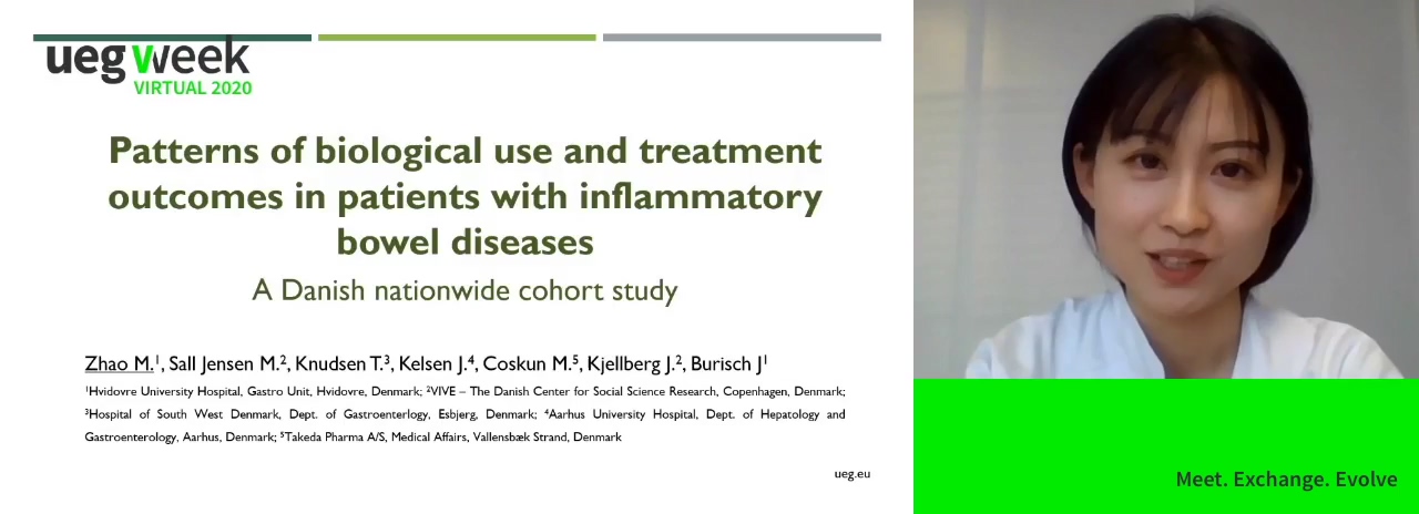 PATTERN OF BIOLOGICAL USE AND TREATMENT OUTCOMES IN PATIENTS WITH INFLAMMATORY BOWEL DISEASES - A DANISH NATIONWIDE COHORT STUDY