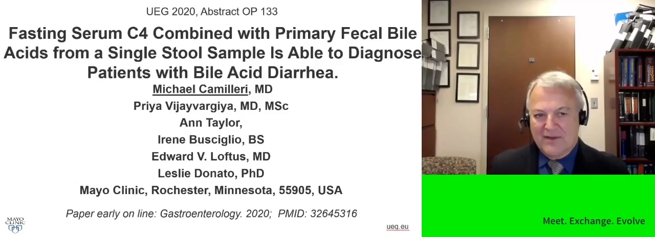 FASTING SERUM C4 COMBINED WITH PRIMARY FECAL BILE ACIDS FROM A SINGLE STOOL SAMPLE IS ABLE TO DIAGNOSE PATIENTS WITH BILE ACID DIARRHEA