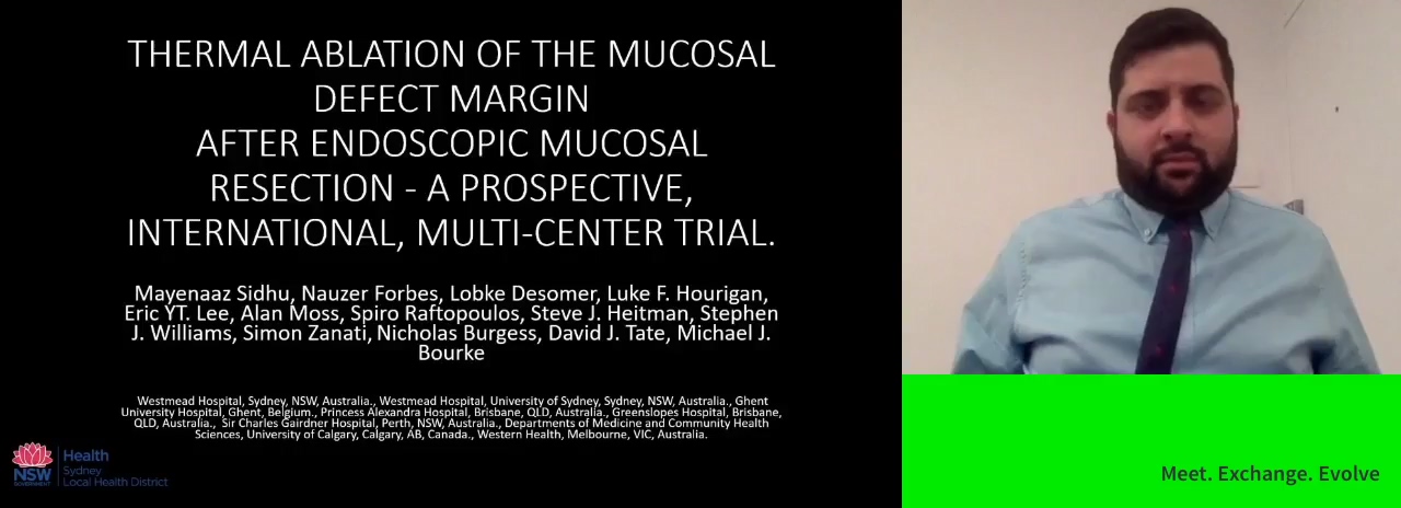 THERMAL ABLATION OF THE MUCOSAL DEFECT MARGIN AFTER ENDOSCOPIC MUCOSAL RESECTION: A PROSPECTIVE, INTERNATIONAL, MULTI-CENTER TRIAL