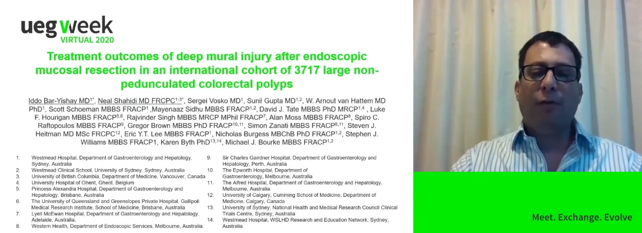 TREATMENT OUTCOMES OF DEEP MURAL INJURY AFTER ENDOSCOPIC MUCOSAL RESECTION IN AN INTERNATIONAL COHORT OF 3462 LARGE NON-PEDUNCULATED COLORECTAL POLYPS