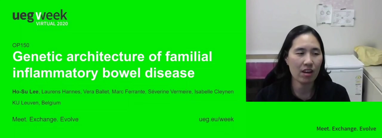 GENETIC ARCHITECTURE OF FAMILIAL INFLAMMATORY BOWEL DISEASE