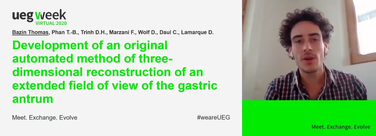DEVELOPMENT OF AN ORIGINAL AUTOMATED METHOD OF THREE-DIMENSIONAL RECONSTRUCTION OF AN EXTENDED FIELD OF VIEW OF THE GASTRIC ANTRUM