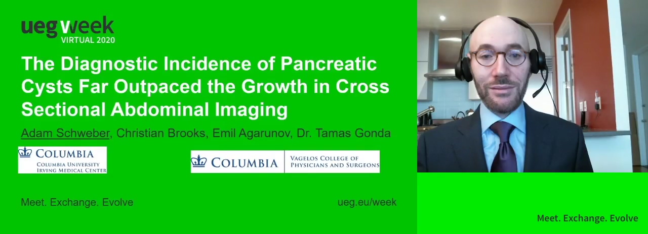 THE DIAGNOSTIC INCIDENCE OF PANCREATIC CYSTS NEARLY DOUBLED OVER THE PAST EIGHT YEARS, FAR OUTPACING THE GROWTH IN THE USE OF CROSS SECTIONAL ABDOMINAL IMAGING