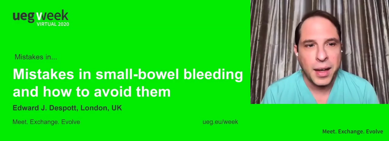 Mistakes in small bowel bleeding
