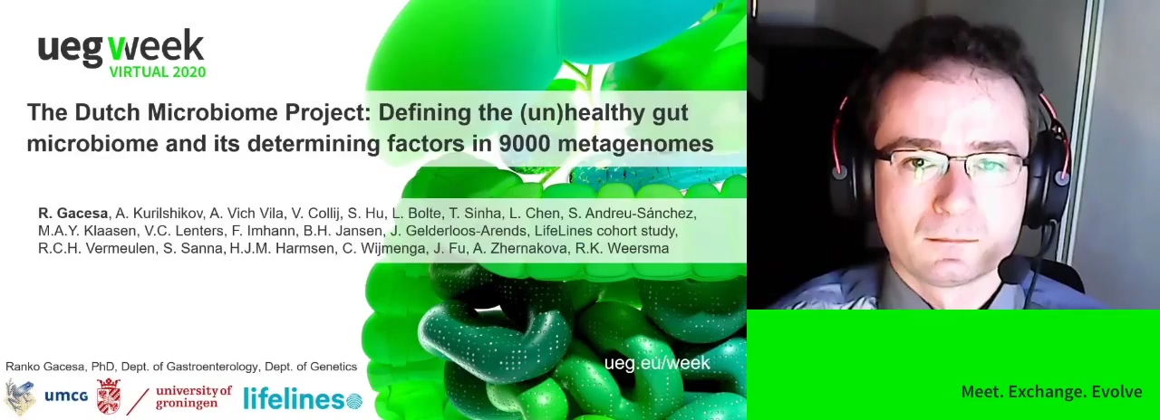 THE DUTCH MICROBIOME PROJECT: DEFINING THE (UN)HEALTHY GUT MICROBIOME AND ITS DETERMINING FACTORS IN 9000 METAGENOMES
