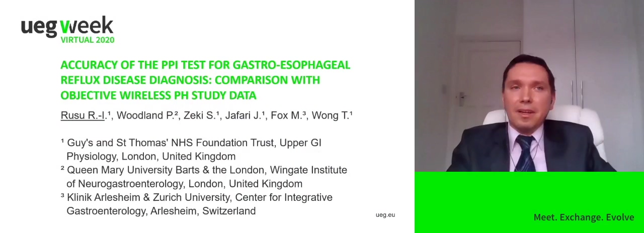 ACCURACY OF THE PPI TEST FOR GASTRO-ESOPHAGEAL REFLUX DISEASE DIAGNOSIS: COMPARISON WITH OBJECTIVE WIRELESS PH STUDY DATA