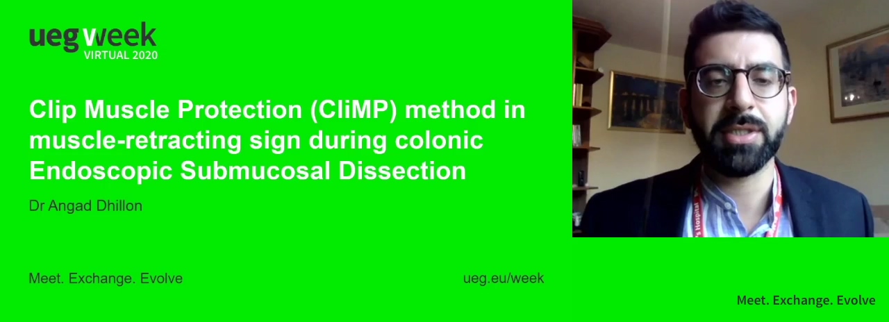 CLIP MUSCLE PROTECTION (CLIMP) METHOD IN MUSCLE-RETRACTING SIGN DURING COLONIC ENDOSCOPIC SUBMUCOSAL DISSECTION