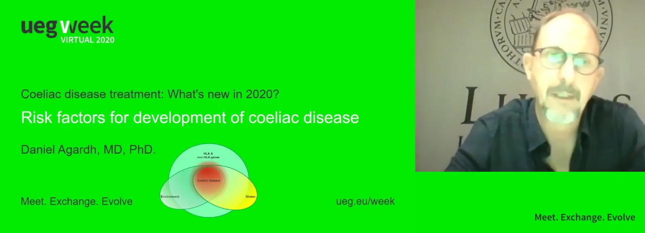 Risk factors for development of coeliac disease
