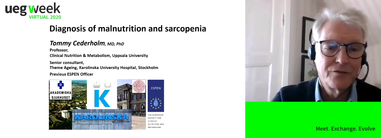 Diagnosis of malnutrition and sarcopenia