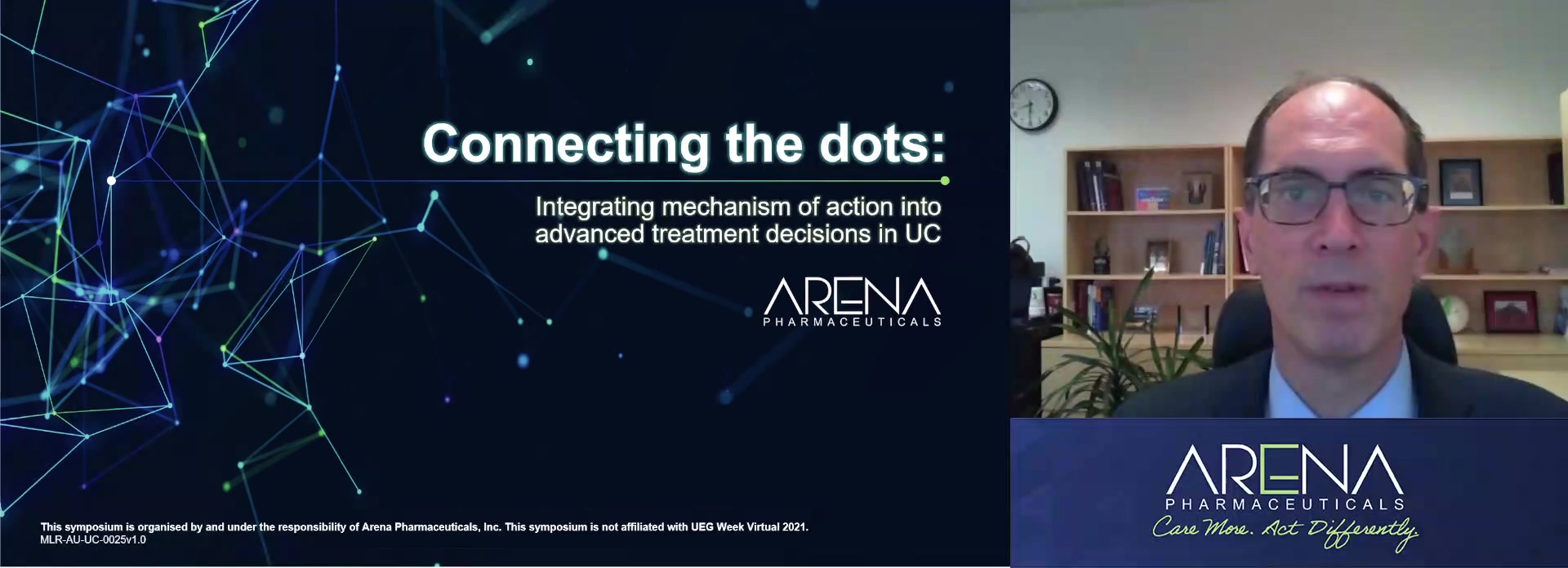 Connecting the dots: Integrating mechanism of action into advanced treatment decisions in UC (Arena Pharmaceuticals)