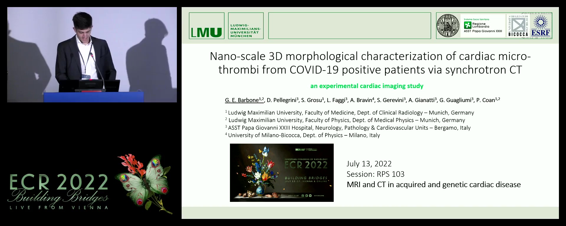 Nano-scale 3D morphological characterisation of cardiac micro-thrombi from COVID-19 positive patients via synchrotron CT