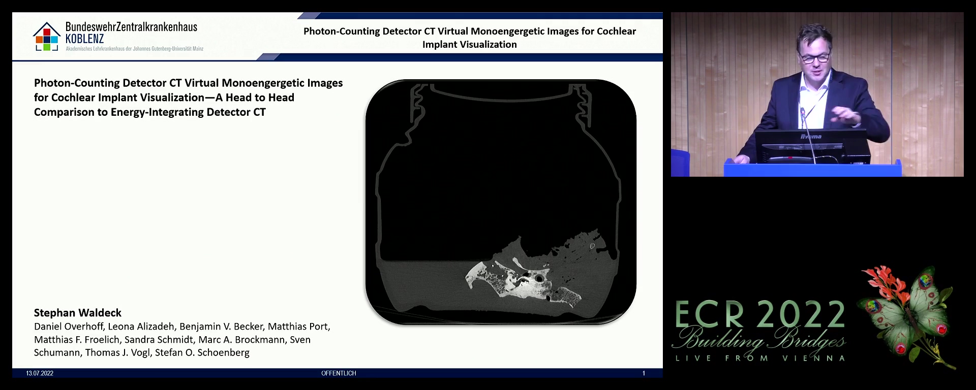 Photon-counting detector CT virtual monoengergetic images for cochlear implant visualisation: a head to head comparison to energy-integrating detector CT