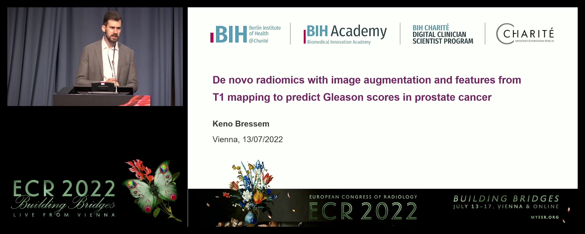 De novo radiomics with image augmentation and features from T1 mapping to predict Gleason scores in prostate cancer