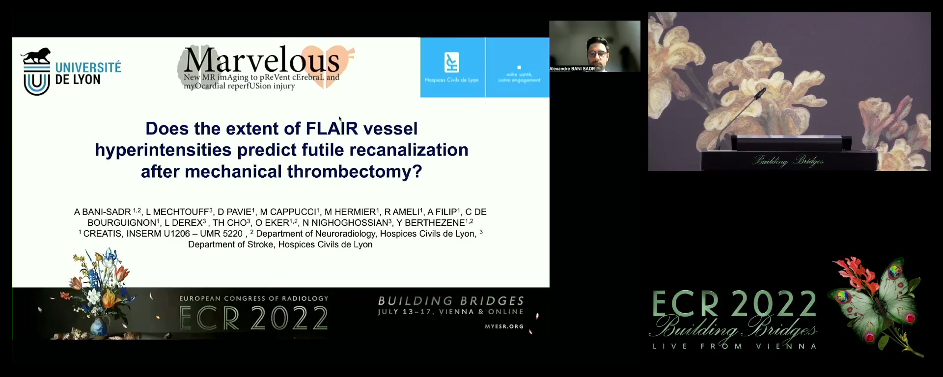 Does the extent of FLAIR vessel hyperintensities predict futile recanalisation after mechanical thrombectomy? - Alexandre Bani Sadr, Lyon / FR