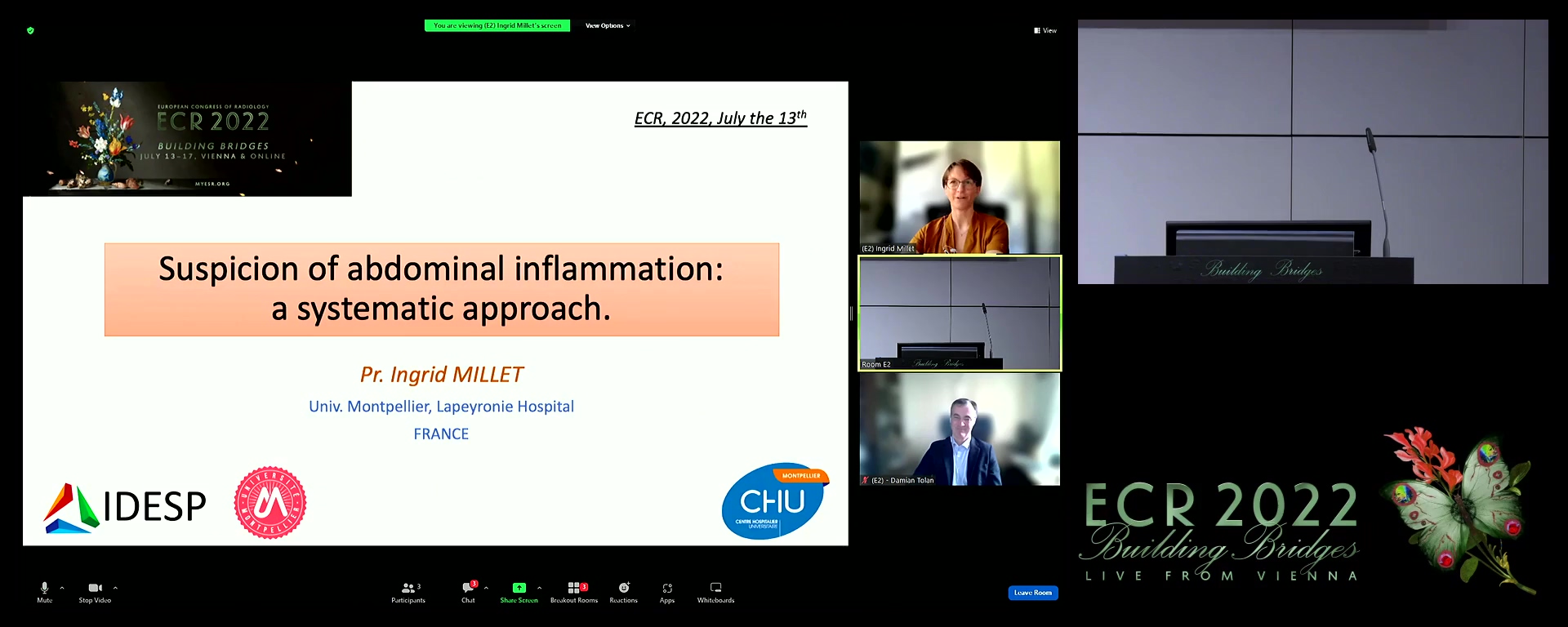 Suspicion of abdominal inflammation: a systematic approach - Ingrid Millet, Montpellier / FR