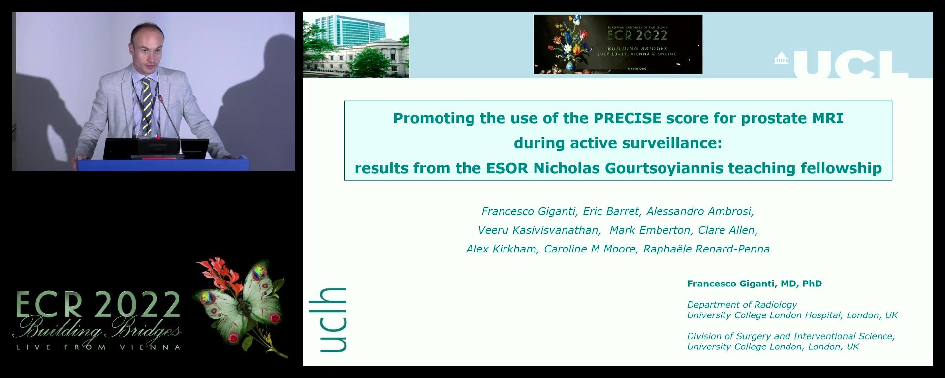 Promoting the use of the PRECISE score for prostate MRI during active surveillance: results from the ESOR Nicholas Gourtsoyiannis teaching fellowship