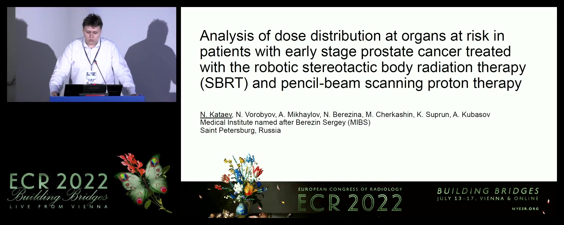 Analysis of dose distribution at organs at risk in patients with early stage prostate cancer treated with the robotic stereotactic body radiation therapy (SBRT) and pencil-beam scanning proton therapy