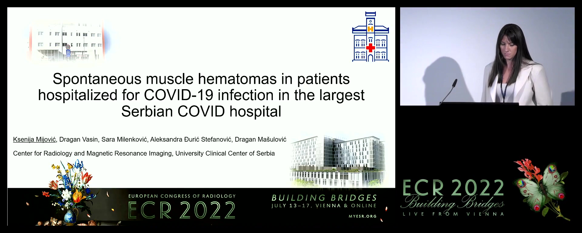 Spontaneous muscle haematomas in patients hospitalised for COVID-19 infection in the largest Serbian COVID hospital - Ksenija Mijović, Belgrade / RS