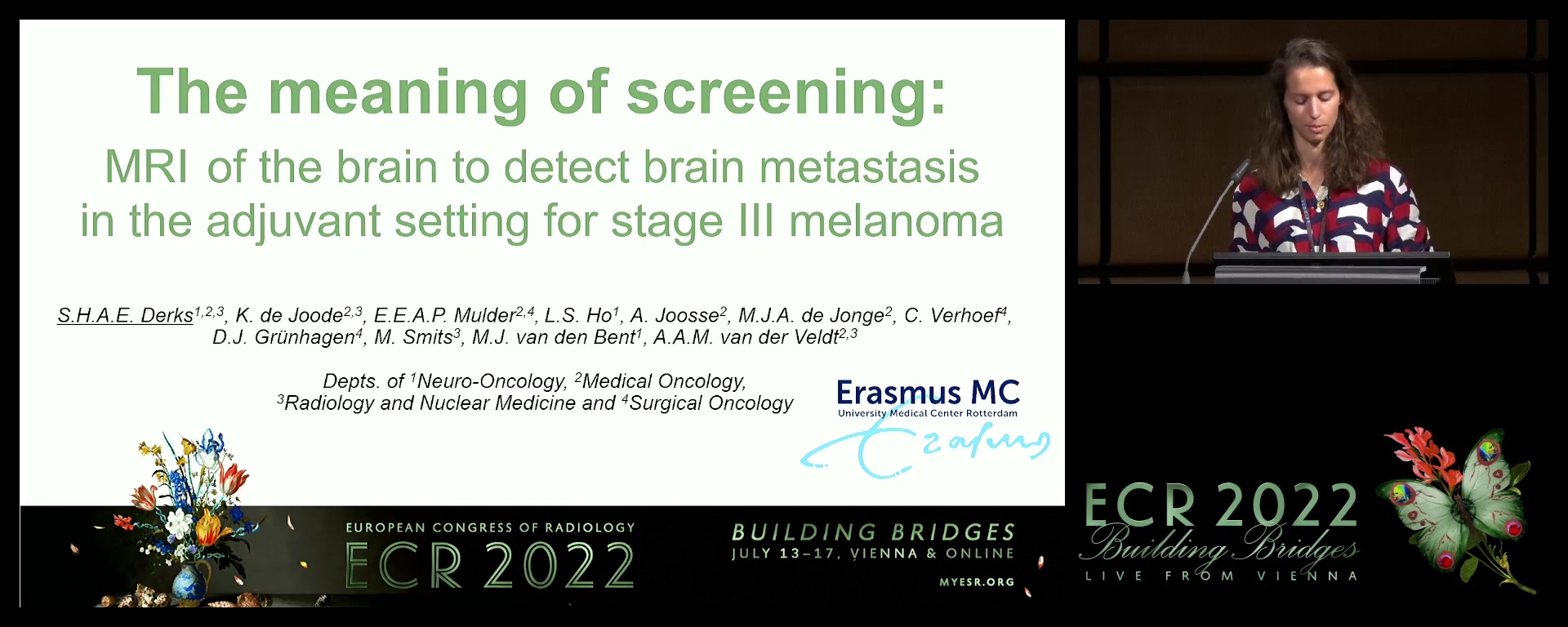Clinical value of MRI screening for brain metastases in resected stage III melanoma - Sophie Derks, Rotterdam / NL