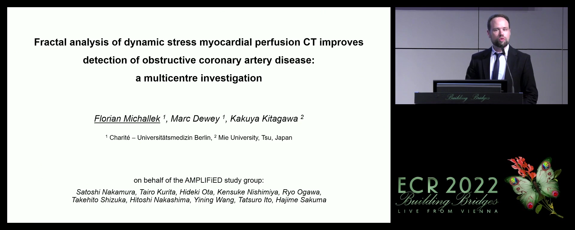 Fractal analysis of dynamic stress myocardial perfusion CT improves detection of obstructive coronary artery disease: a multicentre investigation