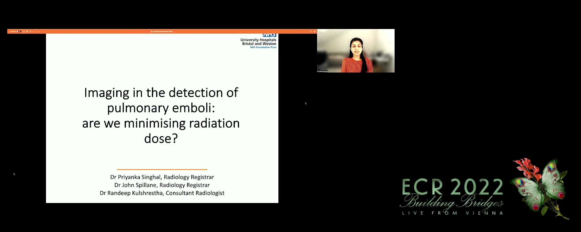 Imaging in the detection of pulmonary emboli: are we minimising radiation dose?