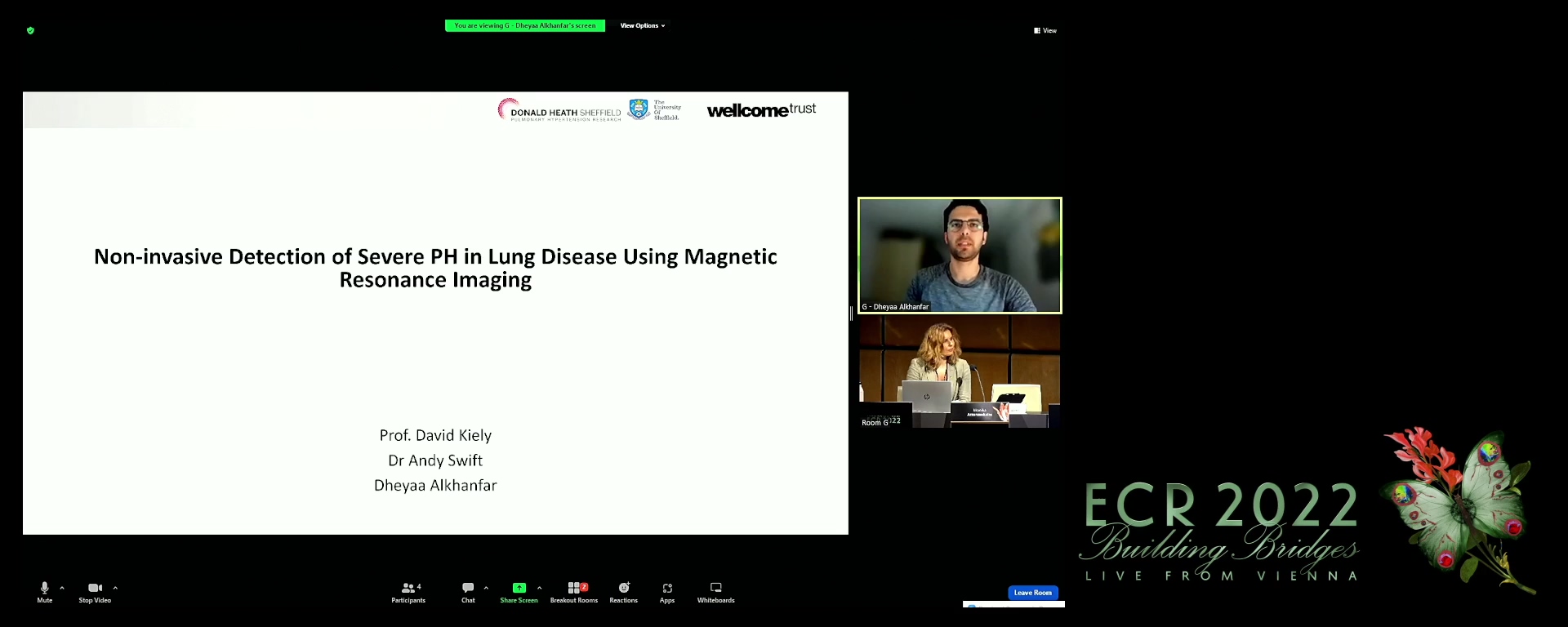 Non-invasive detection of severe PH in lung disease using magnetic resonance imaging