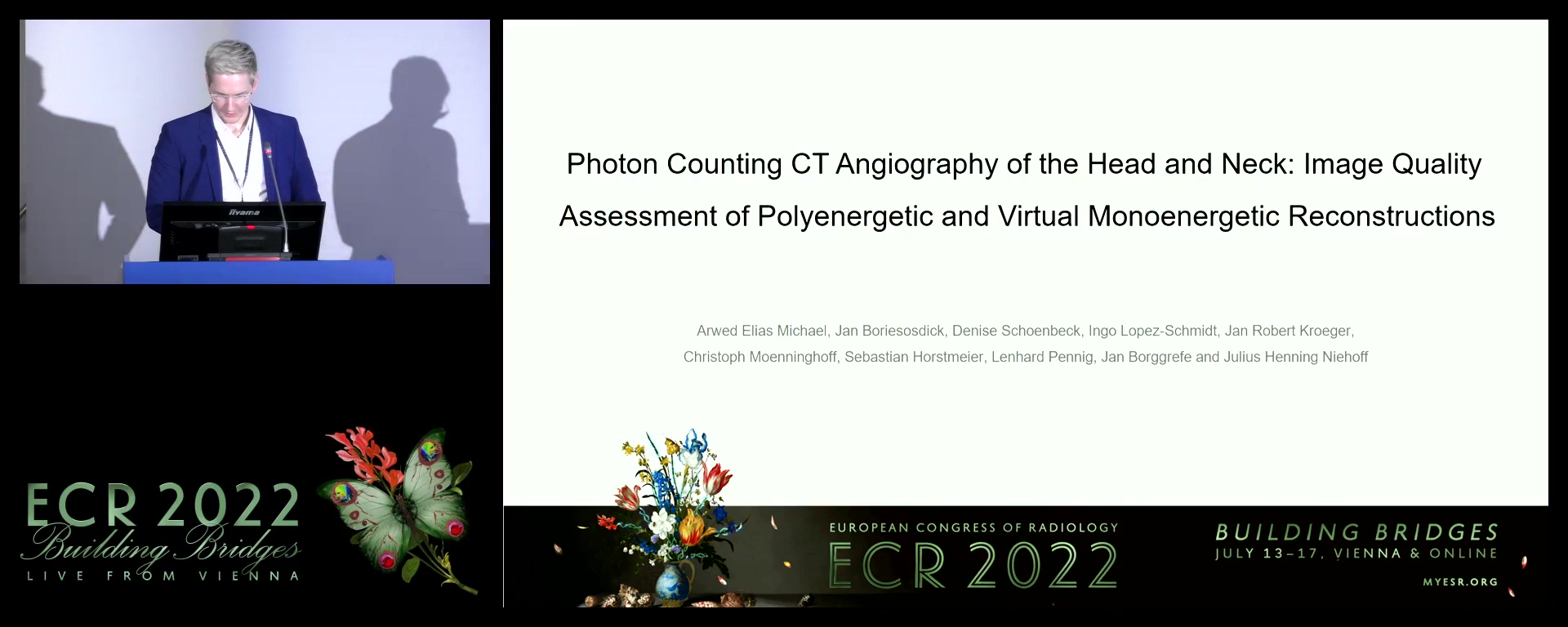 Photon Counting CT angiography of the head and neck: image quality assessment of polyenergetic and virtual monoenergetic reconstructions