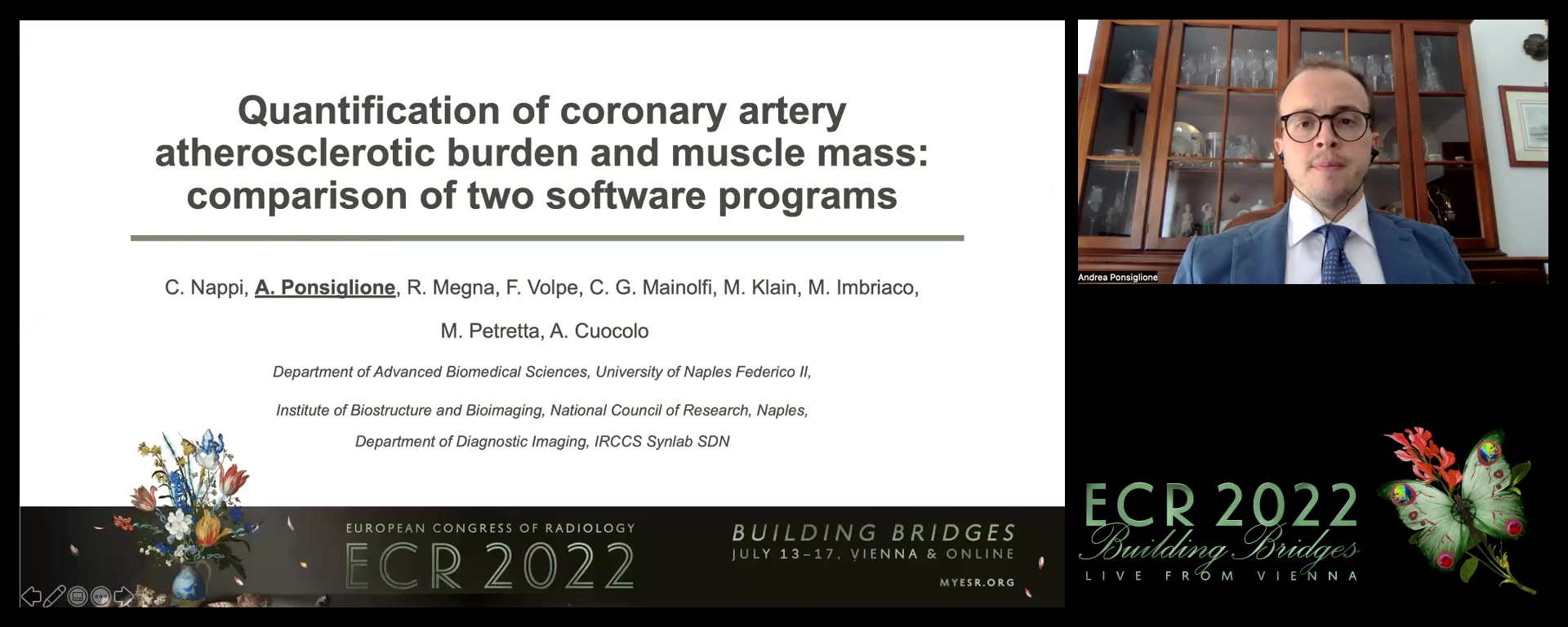 Quantification of coronary artery atherosclerotic burden and muscle mass: comparison of two software programs - Andrea Ponsiglione, Napoli / IT