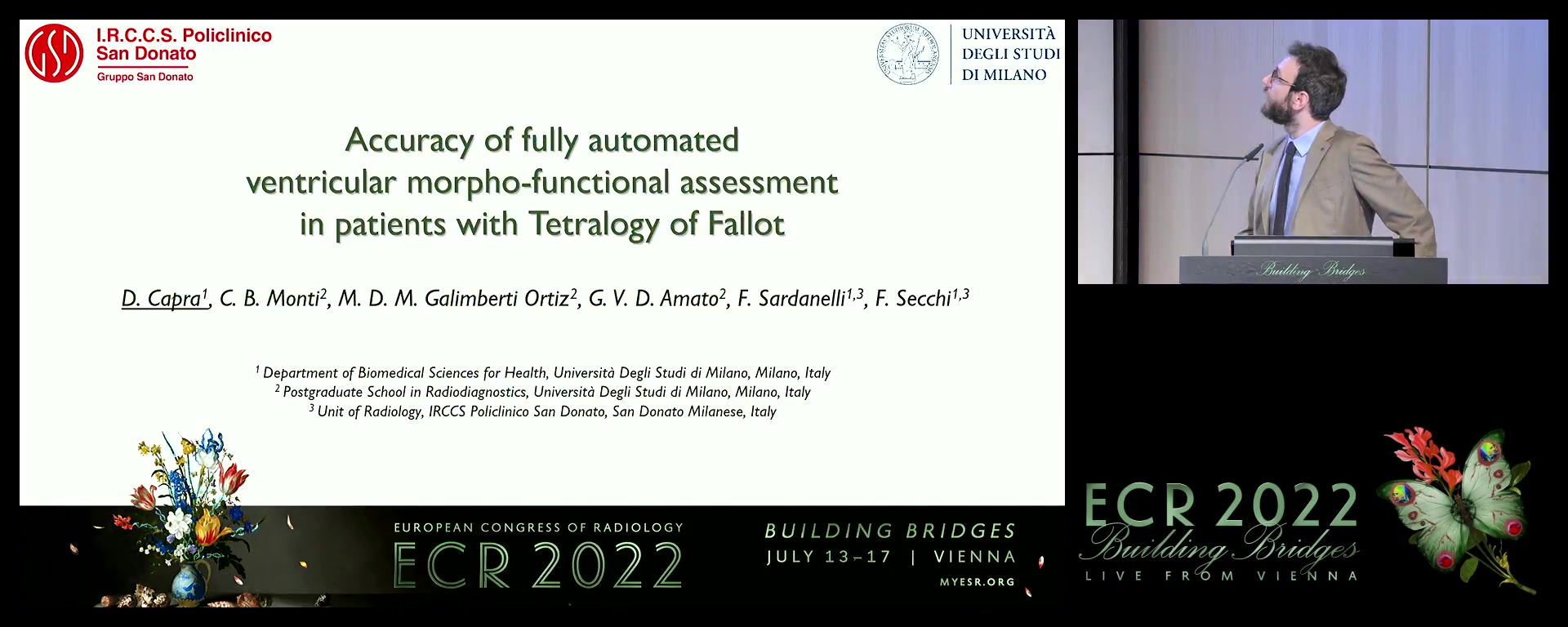 Accuracy of fully automated ventricular morpho-functional assessment in patients with tetralogy of fallot - Davide Capra, Milano / IT
