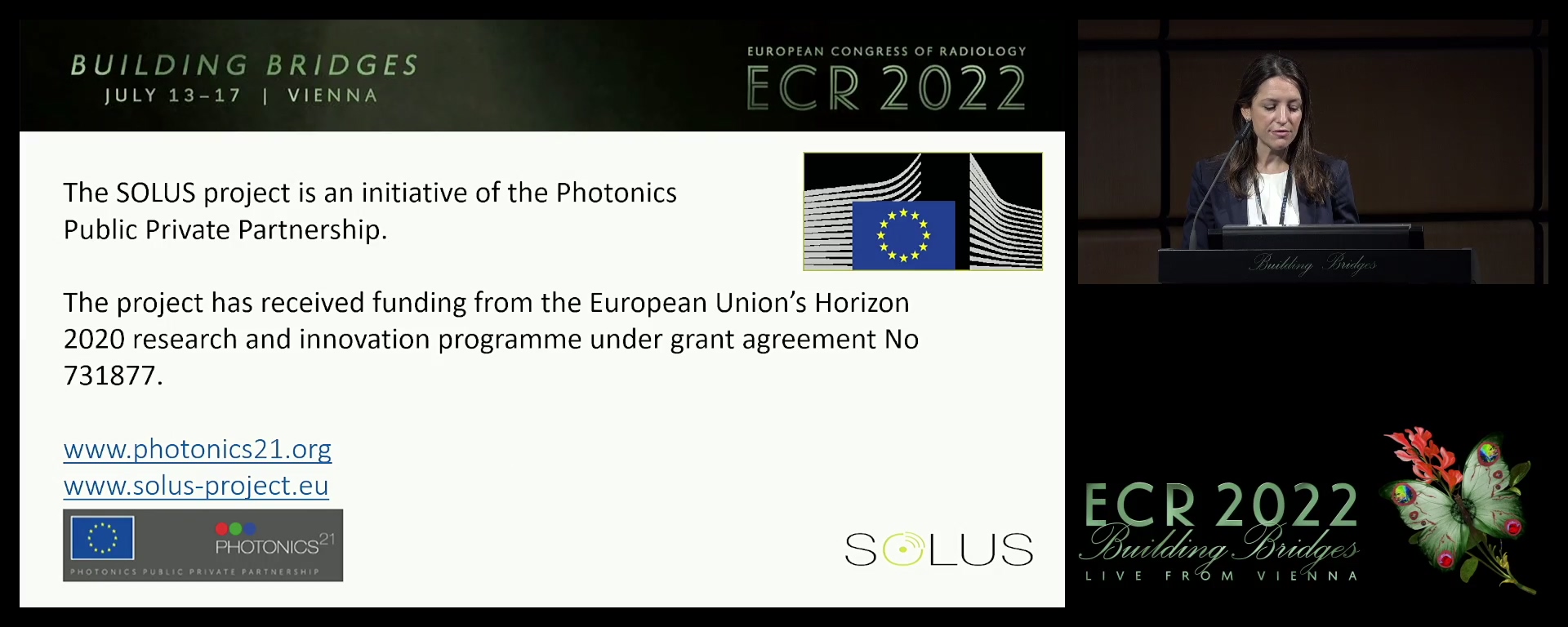 SOLUS - smart optical and ultrasound diagnostics of breast cancer:  US / DOT hybrid system for the characterisation of breast lesions