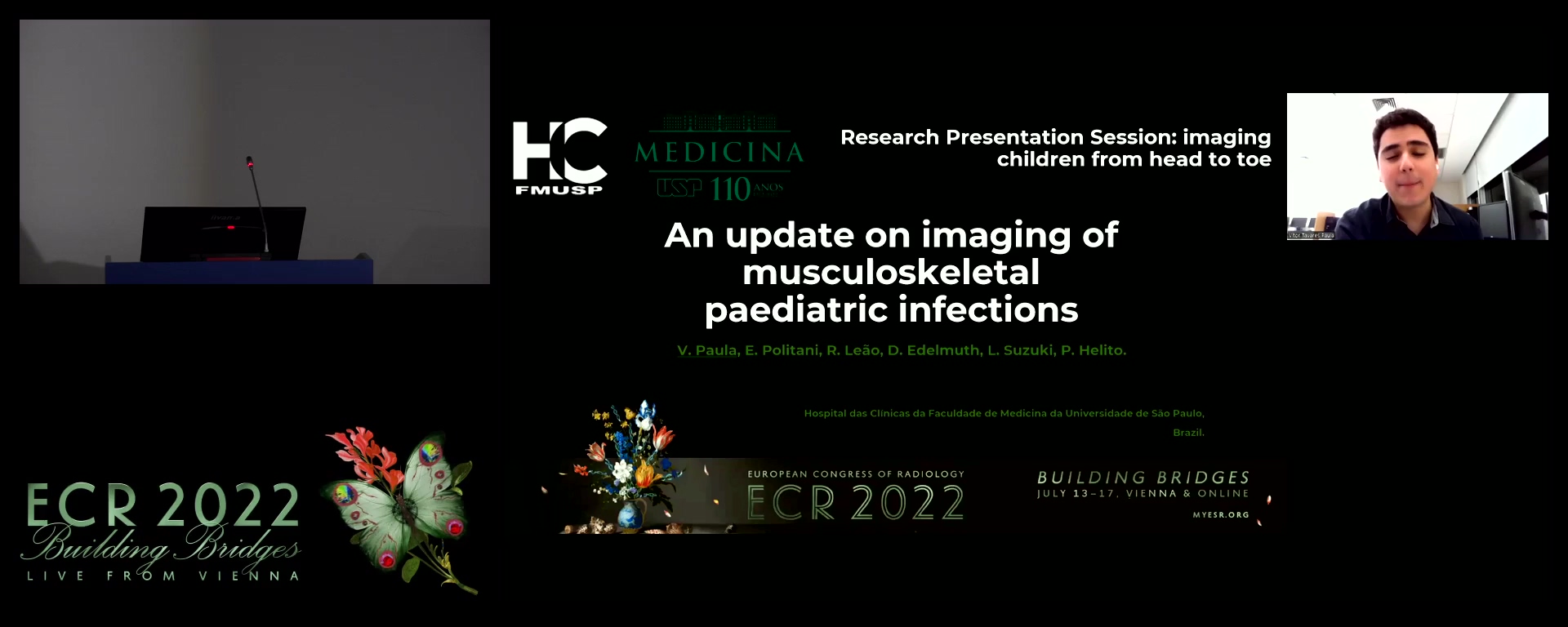An update on imaging of musculoskeletal paediatric infections - Vitor Paula, São Paulo / BR