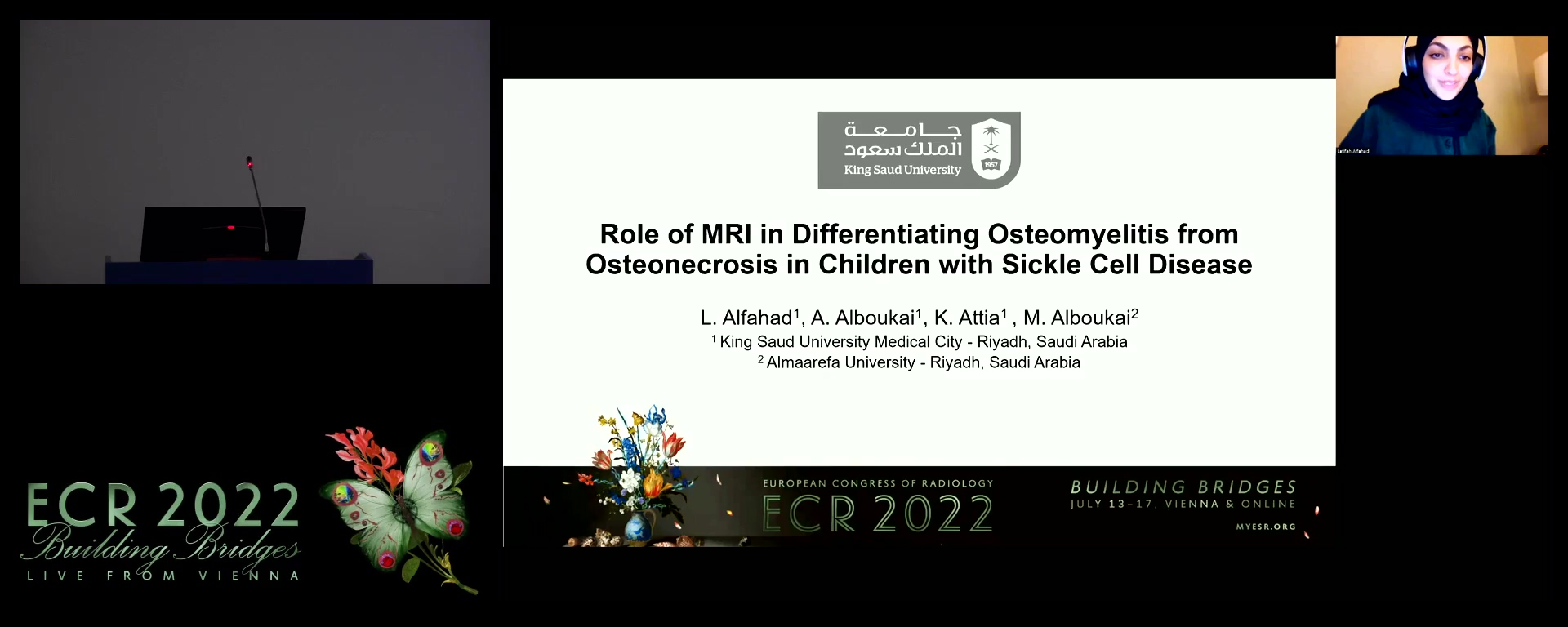 Role of MRI in differentiating osteomyelitis from osteonecrosis in children with sickle cell disease: a cross-sectional study from a tertiary care hospital in Riyadh, Saudi Arabia - Latifah Alfahad, Riyadh / SA