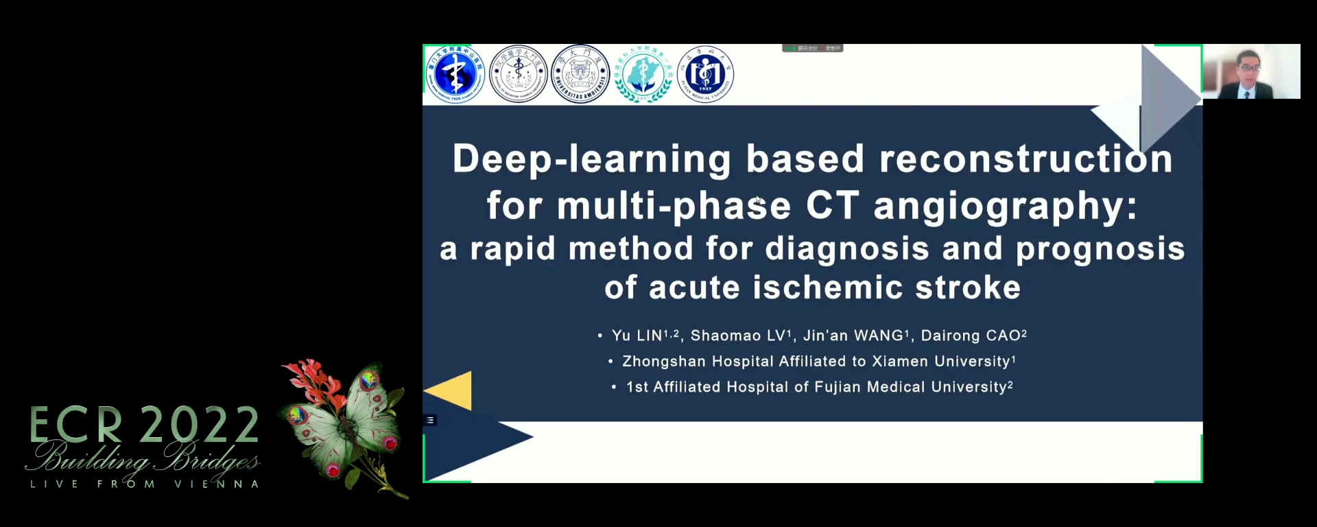 Deep-learning based reconstruction for multiphase CT angiography: a rapid method for diagnosis and prognosis of acute ischaemic stroke - Yu Lin, Xiamen / CN