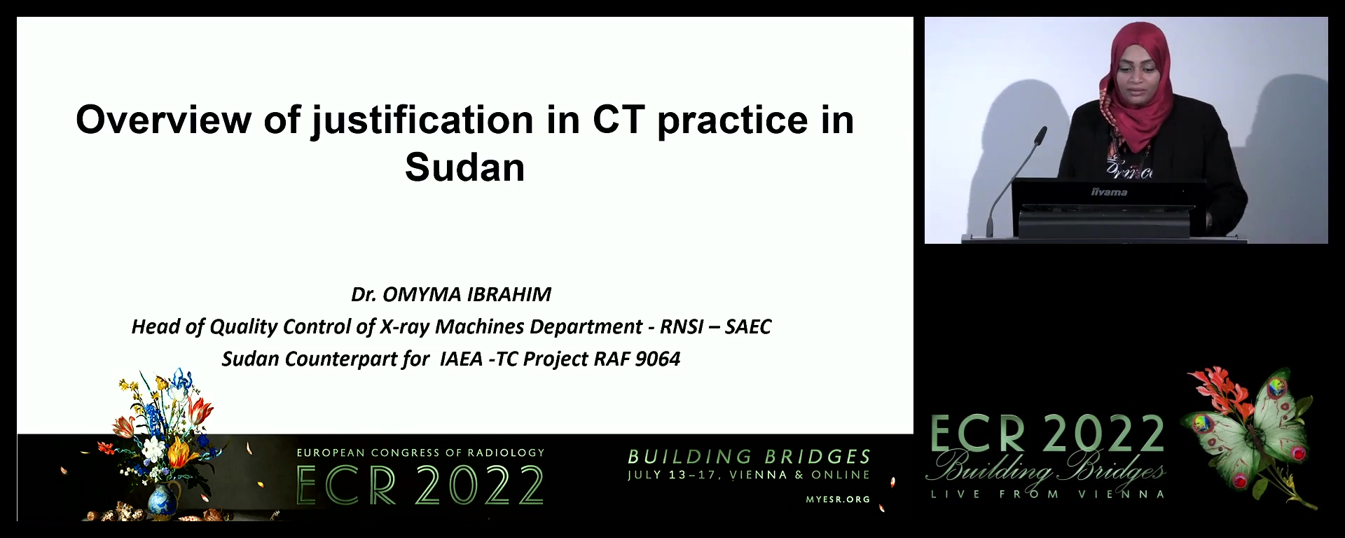Overview of justification in CT practice in Sudan - Omyma Ibrahim, Khartoum / SD